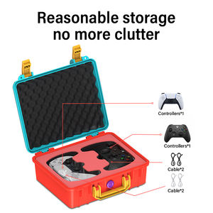 Водонепроницаемый кейс STARTRC Pro с настраиваемым внутренним отсеком |   Чехол из ABS-пластика, с клапаном сброса давления и застежкой-пряжкой, вмещает 2 геймпада - Product Image 4