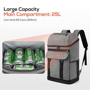 High Quality Custom Logo Size Thermal Insulated Oxford Waterproof Backpack <b>Cooler</b> Bag <b>Outdoor</b> Use Food Wine Beer Can <b>Cooler</b> - Product Image 3