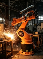 Robot industriel KUKA KR500 L420-3 F à 6 axes, charge utile de 500 kg, portée de 3076 mm pour la manutention et la palettisation