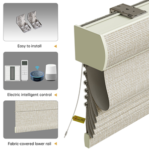 Stores romains motorisés occultants intelligents Allbright Zigbee Alexa Tuya Wifi <span class=keywords><strong>Google</strong></span> Matter pour fenêtre - Product Image 2
