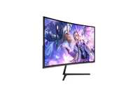 Moniteur de jeu incurvé sans lunette de 27 pouces, réponse rapide, anti-lumière bleue, résolution 1K, écran large à 144Hz