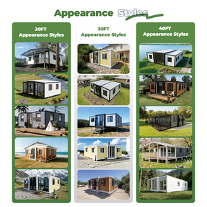 Casa Contenedor Plegable <span class=keywords><strong>de</strong></span> Lujo a Bajo Costo, Casa Contenedor Expandible <span class=keywords><strong>de</strong></span> 40 pies <span class=keywords><strong>de</strong></span> Lujo para Estados Unidos - Product Image 4