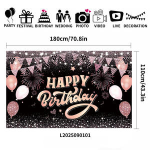 <span class=keywords><strong>Joyeux</strong></span> <span class=keywords><strong>anniversaire</strong></span> toile de fond bannière signe affiche grand tissu paillettes ballon signe <span class=keywords><strong>anniversaire</strong></span> Photo toile de fond pour la fête d'<span class=keywords><strong>anniversaire</strong></span> décor - Product Image 3