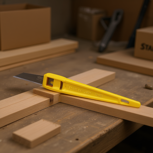 Stanley Utility Knife 10-601 Retractable Blade For Cutting And Trimming - Product Image 3