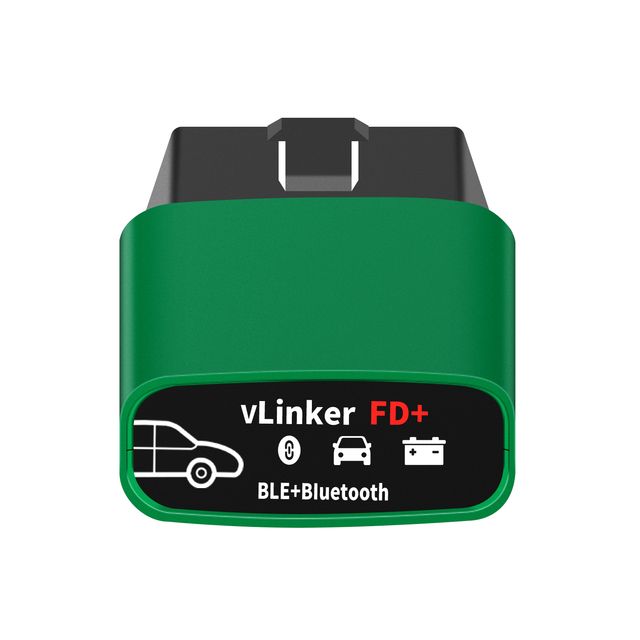 Vgate VLinker FD+ (BLE4.0) Forscan Bluetooth/WiFi OBD2 Adapter BLE Scanner for IOS Android