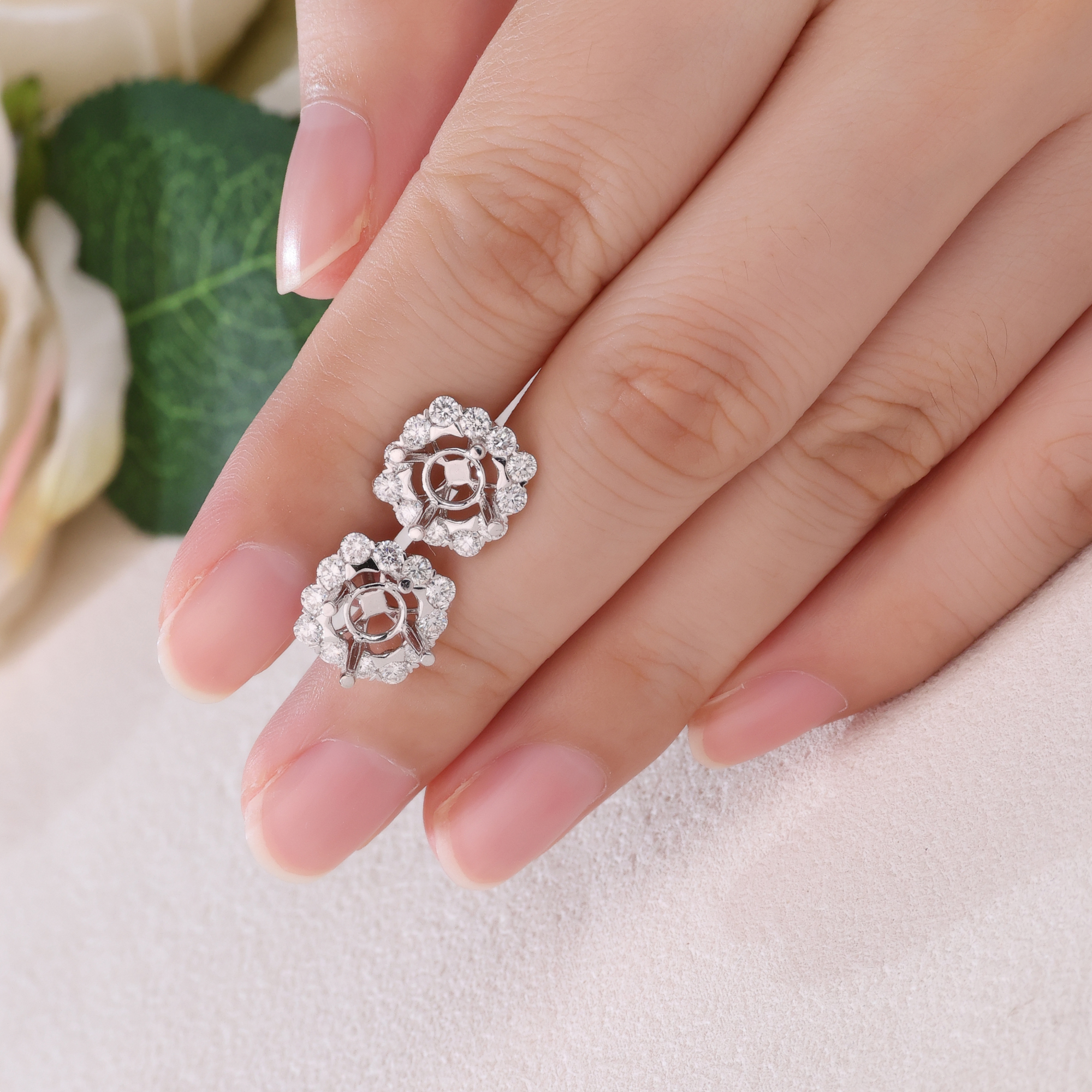 natural diamond stud earrings