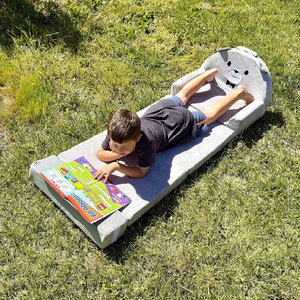 Giving Tree <b>Kids</b> Folding <b>Sofa</b> Chair 3 Layer Cartoon Design Foldable For Indoor Outdoor Use Age 3 And Above - Product Image 2