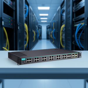 Moxa ICS-G7528A-4XG-HV-HV-T 28-Port Rackmount Industrial <b>Ethernet</b> <b>Switch</b> Taiwan - Product Image 3