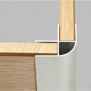 Moderne Duurzame Anti-Corrosie Aluminium Scheidingshoek Accessoire-90 Graden Splitsing Strip Voor Magazijn & Kantoorgebouw - Product Image 5