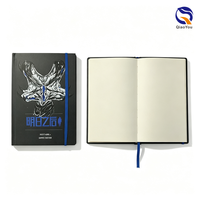 Couverture en cuir PU avec impression couleur de luxe, agenda personnalisé en cuir avec logo en relief