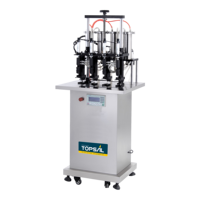 Machine de remplissage semi-automatique pneumatique efficace pour liquides, parfums, boissons et miel, en acier inoxydable 304, certifiée CE ISO
