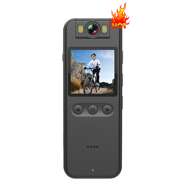 2K Bodycam With Audio Video Recording Personal Wearable Body Worn Camera Camcorder WiFi Sound Recorder for Daily Shooting
