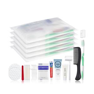 Ensemble d'articles de toilette de luxe écologiques biodégradables pour hôtel, voyage et avion, hydratants, vente en gros - Product Image 1