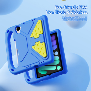 Funda de tableta portátil con diseño de dibujos animados, adecuada para iPad mini 7/iPad mini 6, con ranura separada para bolígrafo, funda protectora para tableta. - Product Image 2