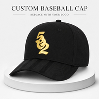 Casquette de baseball personnalisée en daim avec logo croix métallique de luxe, broderie micro 3D et strass en cristal