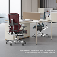 Chaise de bureau ergonomique pivotante, siège de bureau exécutif, tissu en maille, base en métal, dossier réglable, chaise d'ordinateur pour le bureau à domicile