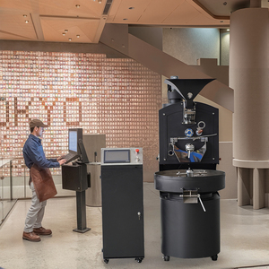 Machine à torréfier le café industrielle et commerciale de 6 kg avec refroidisseur 12k et broyeur intégré - Product Image 1