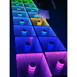 Dhl Rapide Expédié En 48H Noir Piste De Danse Pour La Fête De Mariage Dancin Floor Led - Product Image 6