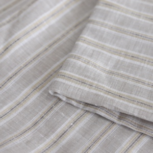 <span class=keywords><strong>Tissu</strong></span> tissé rayé en <span class=keywords><strong>lin</strong></span> 92% et lurex 8% argent et or pour chemises et robes - Vente en gros - Product Image 5