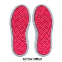 Semelle extérieure antidérapante en caoutchouc Phylon à chevrons, prix direct usine, pour baskets décontractées et skateboards, personnalisation OEM