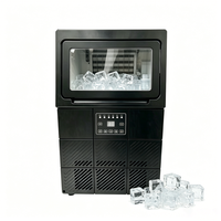 Machine à glaçons en cubes commerciale 32 kg/24 h 110 V 220 V avec compresseur à économie d'énergie pour cuisine