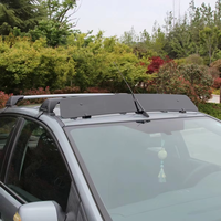 Portaequipajes de Techo para Auto, 87cm/106cm/114cm, Tabla Guía para Alerón de Techo, Silencioso y Reductor de Ruido, Accesorio para Auto