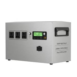 Centrale Électrique Portable Intelligente 2026 H2000 2048Wh 2000W, Générateur Solaire à Charge Rapide 6000 Cycles pour la Maison et l'Extérieur - Product Image 2