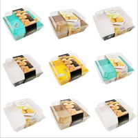 Vente flash - Boîte d'emballage en papier sur mesure pour l'emballage de sandwichs de restauration rapide
