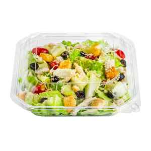 Ensemble de deux pièces de taille familiale de récipients alimentaires de 36 oz fabriqués à Taiwan avec plateau transparent recyclable pour l'emballage de préparation de repas de livraison de salade - Product Image 4