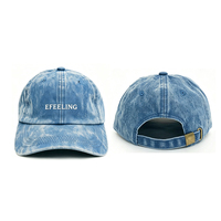 Gorra de Papá Personalizable con Logotipo Bordado, 100% Algodón, Estilo Vintage Lavado, con Correa Ajustable
