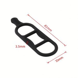 Lampe de Vélo MUQZI pour VTT, Phare Avant, Feu Arrière, Lampe Torche, Sangle en Silicone, Bande de Fixation en Caoutchouc, Modèle 315, Équipement de Cyclisme - Product Image 2