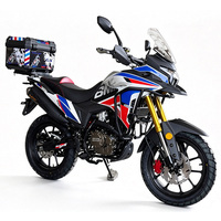 Motor Trail Performa Tinggi 300cc Tekken 300 Cc Sepeda Motor 4 Katup 6 Percepatan Berpendingin Oli Bensin Moto 300cc Motor Off Road