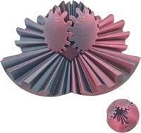 Penjualan laris mainan Fidget kubus relaksasi kecemasan stres baru gir bola gigi cetak 3D spinner Fidget bola putar