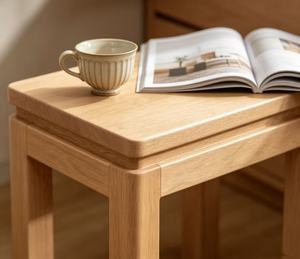Mesa Auxiliar Moderna de Madera con Diseño Minimalista para Muebles de Sala de Estar, Estilo Escandinavo, Decoración Duradera para el Hogar - Product Image 4