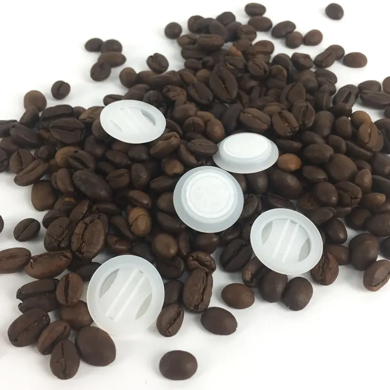 سعر المصنع رخيصة صغيرة من البلاستيك الهواء طريقة واحدة صمامات التفريغ للحصول على كيس القهوة