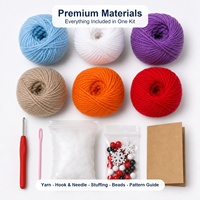 Kit DIY Arbre de Noël au Crochet – Ensemble Artisanat Moderne Minimaliste en Fil Fait Main – Décoration de Table Festive – Cadeau de Noël – Vente en Gros Chine