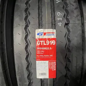 高端品牌GTL919 385/65r22.5 315/80r22.5 425/65r22.5 445/65r22.5 GT载重子午线轮胎