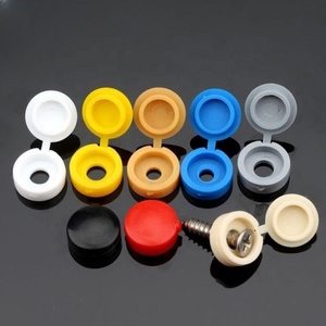 Elehk vít đồ nội thất Phụ Kiện Vòng ổ cắm Nhựa Nylon Đầu Nắp vít nắp trang trí vít nắp - Product Image 1