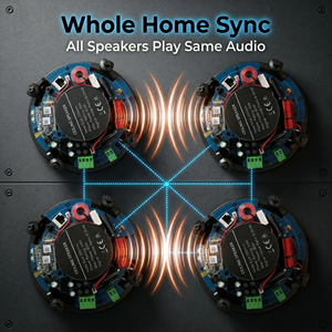 Système Home Cinéma Wi-Fi sans fil <span class=keywords><strong>WIIM</strong></span> V5.0 avec audio bidirectionnel, contrôle par application, puissance de sortie 30W*4, haut-parleur métallique - Product Image 6