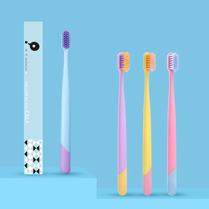 หยางโจว หางจีแปรงสีฟันขนนุ่มแบบใช้มือหลากสีสำหรับผู้ใหญ่รุ่น 3003 - Product Image 2