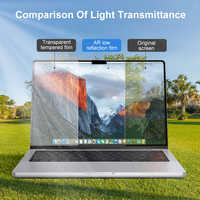 Protecteur d'écran AR de fête de visuels anti-reflet élevé pour ordinateur portable Macbook Pro 14.2 utilisé Film de protection Anti-éblouissement lumière bleue