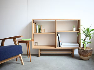 Libreria a Muro in Stile Nordico con Ripiani Regolabili e Design Salvaspazio, Pronta all'Uso, Arredamento Ecologico - Product Image 3