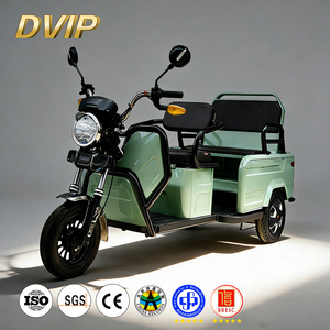 Triciclo Eléctrico <span class=keywords><strong>Plegable</strong></span> para Adultos DVIP, Vehículo de <span class=keywords><strong>Tres</strong></span> <span class=keywords><strong>Ruedas</strong></span> de 60V con Marco Reforzado, Carrocería Abierta Tipo Tuk Tuk para Pasajeros - Product Image 6