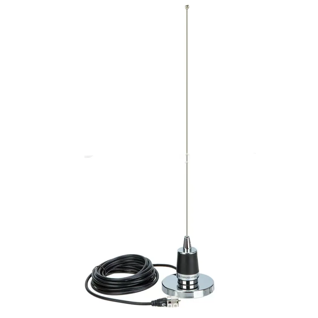 NMO Dual Band VHF UHF 144 430MHz Car Mobile Antenna with Magnetic NMO Mount for Communication Radios