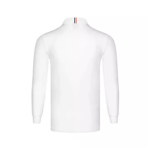 <span class=keywords><strong>Polo</strong></span> personalizzata a maniche lunghe con logo stampato t Shirt <span class=keywords><strong>Polo</strong></span> da <span class=keywords><strong>uomo</strong></span> in <span class=keywords><strong>cotone</strong></span> bianco a maniche lunghe - Product Image 5