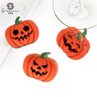 Vente en gros usine Pince à cheveux Halloween motif citrouille et griffe de requin, accessoire pour chignon femme, logo personnalisé
