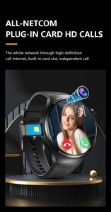 4G tarjeta SIM reloj inteligente B8 compatible con Yotube Tiktok Ver video Pantalla de 1,53 pulgadas Cámara HD IP67 BT llamada NCF deportes Smartwatch - Product Image 6