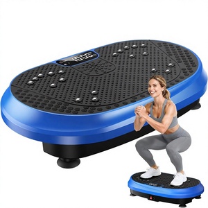 Wellrun Home Gym Fitness Exercise Board Electromagnetic Electric Full Body Vibration Plate Machine Eco-Friendly 150kg Max Load - Product Image 2