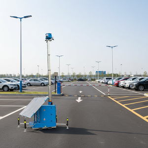Système de caméra SK-A Skid, design solaire amovible, mât en acier, déploiement rapide, étanche IP65, surveillance à distance - Product Image 5