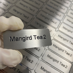 Nouveau design <span class=keywords><strong>plaque</strong></span> signalétique en aluminium anodisé <span class=keywords><strong>plaque</strong></span> de signalisation laiton acier inoxydable étiquette d'étiquette d'actif logo en métal - Product Image 2